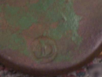 Vintage old john deere gear box lid # 5 mower cast farm