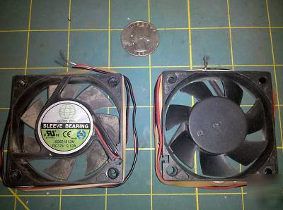 WW04 fan				 2PK 60MM box, 12VDC 120MA, test good