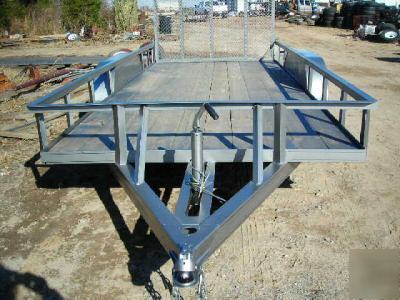 2007 utility 6.5 x 14 trailer 7,000 gvwr dual axle