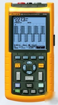 Fluke 123/124/125 scopemeter user & service manual