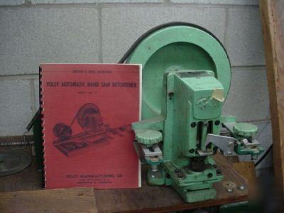 Foley hand, circular, and band saw sharpening machines