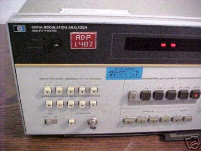 Hp 8901A modulation analyzer 1.3GHZ with option 10 