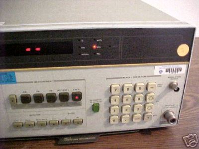 Hp 8901A modulation analyzer 1.3GHZ with option 10 