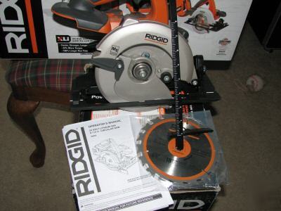 New ridgid 24V xli lithium-ion circular saw R855 / 