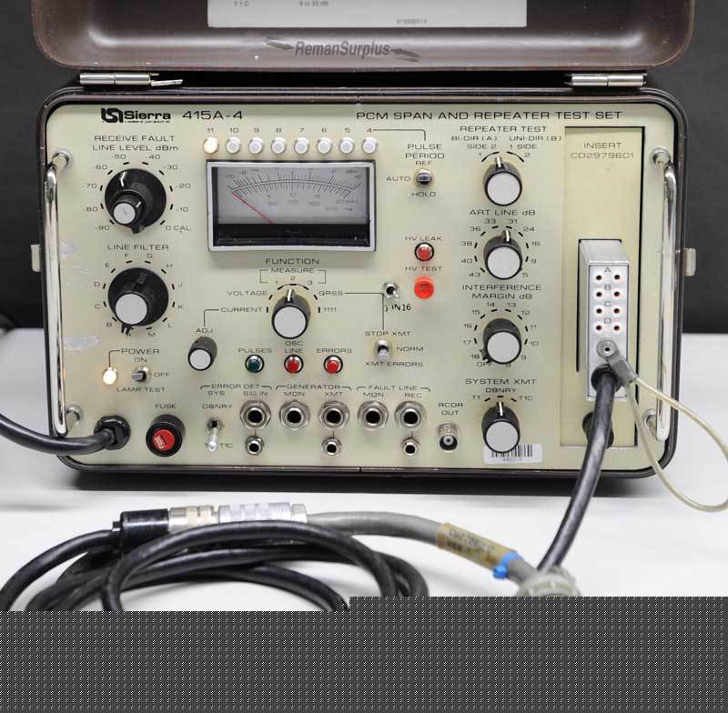 Sierra instrument 415A-4 pcm span repeater test set