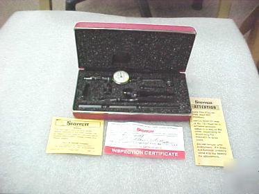 Starrett compact dial indicator set. msrp $187.00