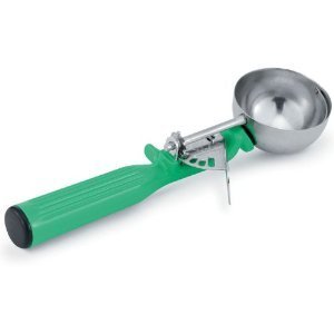 Vollrath 47142 2-2/3 oz. green nsf food disher