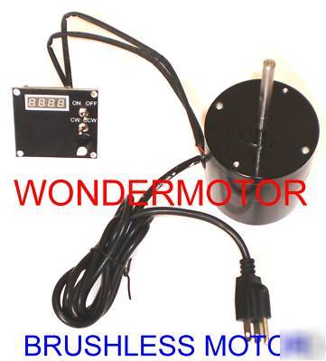 1/8HP brushless motor 115V ac variable speed drive ecm