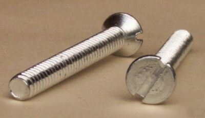 (100) flat head machine screws, 6-32 x 1