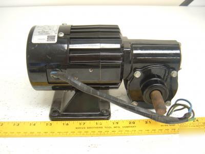 Bodine right angle gear motor 0468 34R4 bfci-5R 1/15 hp