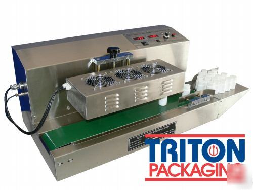 Continuous induction sealer foil cap capper inox 