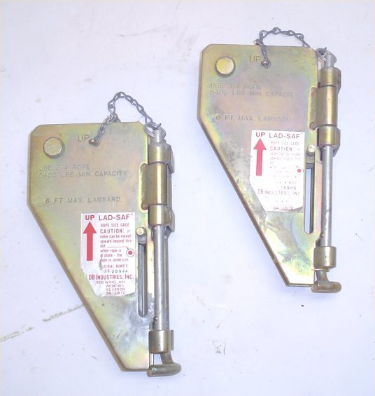 Lot 2 dbi sala lad-saf flex cable ladder safety sleeve 