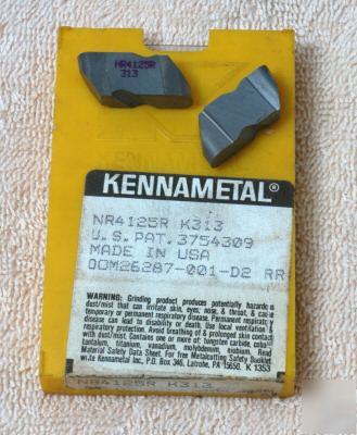 New kennametal NR4125R K313 carbide inserts 5PC box