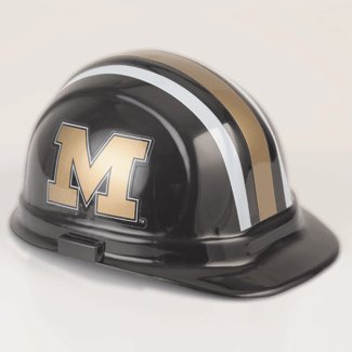 New wise mizzou missouri hard hat ansi helmet tigers