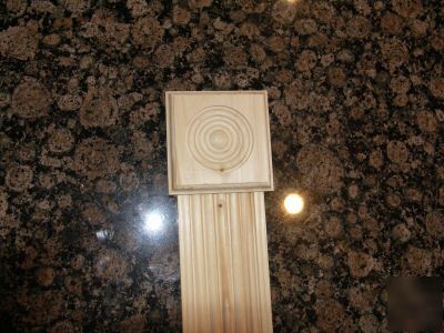 Rustic pine bead door trim casing kit molding 