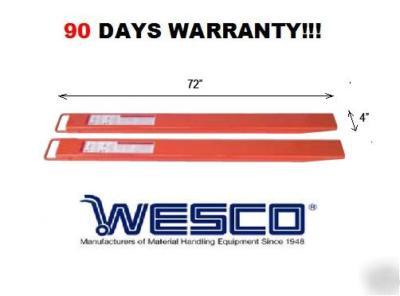 Wesco forklift fork extensions 4