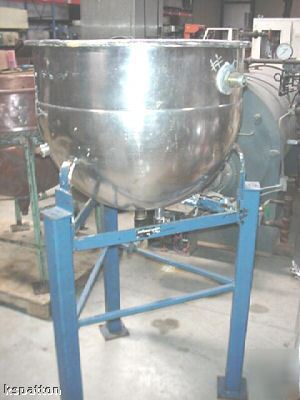 Hamilton 60 gallon steam jacketed stainless kettle