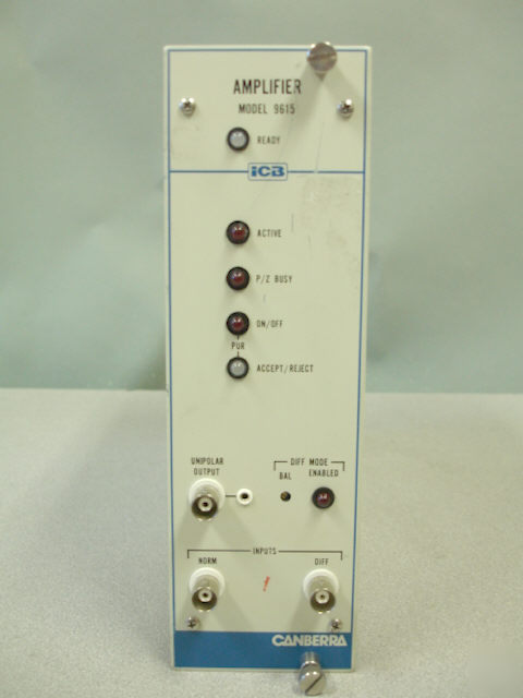 Icb canberra 9615 spectroscopy amplifier nim module