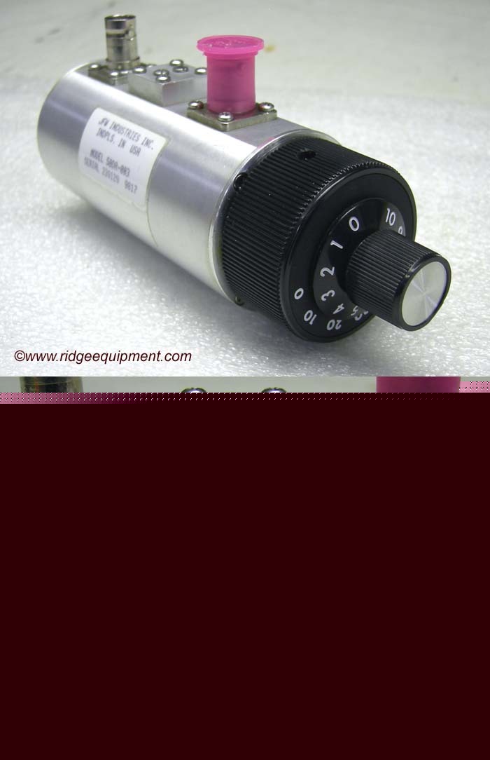 Jfw 50DR-003 dual rotary attenuator 0-50DB 1GHZ *works*