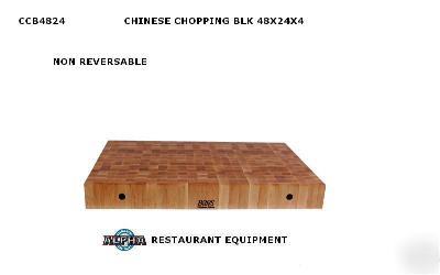 John boos chinese chopping block square 48X24X4 - 