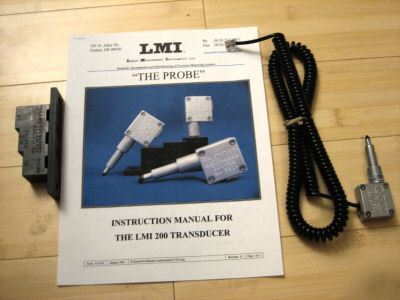 L. m. i. 200 transducer inspection probe
