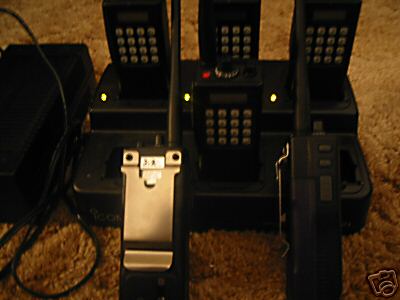 Lot of 6 icom ic-F30LT portable vhf radios police fire 