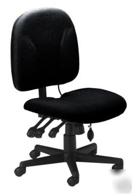 Mayline multi-function task chair black 4021-bk