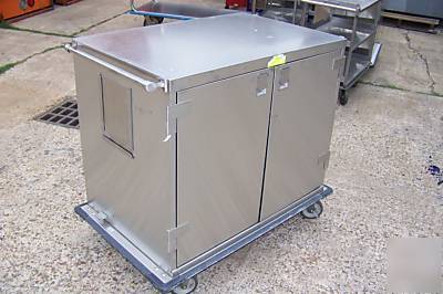 Metro stainless steel rolling warming cabinet 