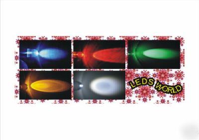 10MM red green blue yellow white waterclear led X10 f/r