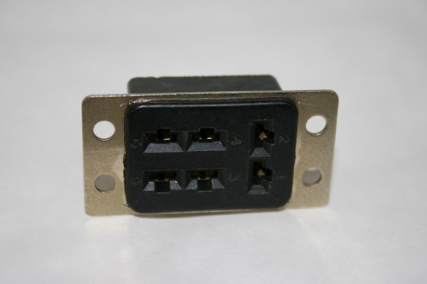 6 way plessey painton female jones connector FD2A9