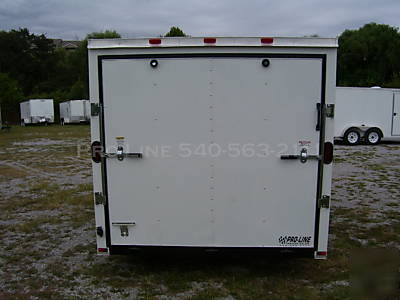 7 x 14 enclosed cargo/utility motorcycle trailer