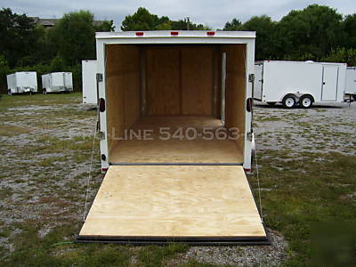 7 x 14 enclosed cargo/utility motorcycle trailer