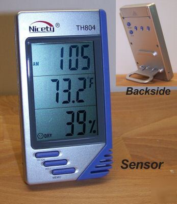 Digital hygrometer thermometer humidity meter f humidor