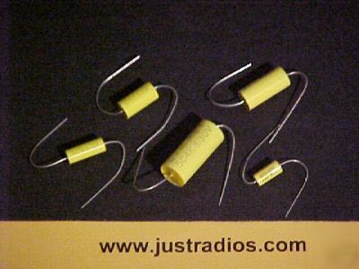 0.047UF at 630V tubular axial film capacitors : qty=26 