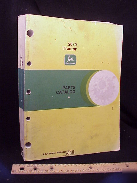 1991 john deere 2030 tractor parts manual book orig 