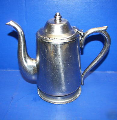 Fancy stainless steel tea / coffee server 16 oz don mfg