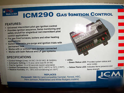 ICM290 universal pilot gas ignition module