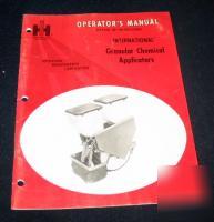 International harvester granular chemical applicators