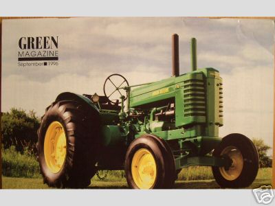 John deere model g (47-53) tractors green magazine