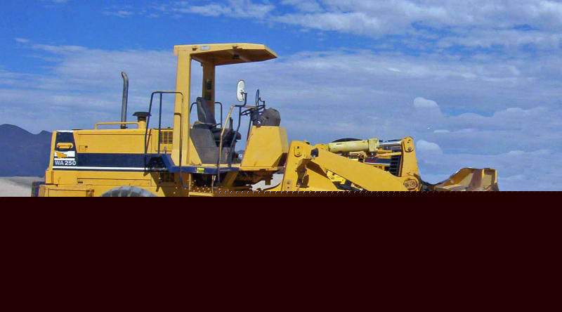 Komatsu wa 250 front end wheel loader with cummins