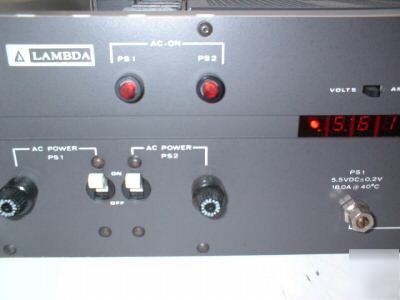 New lambda digital 5.5 vdc 18A dual output power supply