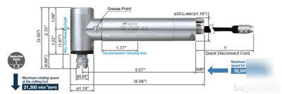 Nsk nakanishi 90Â° brushless motor spindle ema-3020K