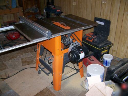 Ridgid table saw TS3650