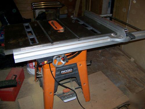 Ridgid table saw TS3650