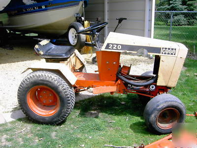  case garden tractor model 220 (1971) minus engine