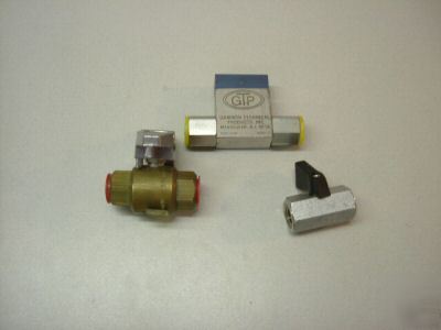 Lot of 3 misc ball valves