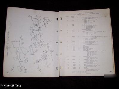 New holland models 340,350 grind mixer parts manual