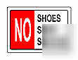 New no shoes/shirt/service - 14'' x 10'' - R14