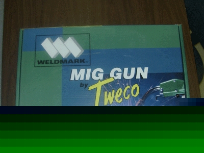 400 amp, 15' mig gun, miller end, .035 .045