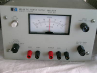 Agilent / hp 6824A dc supply and ac amplifier 50 v 1A 